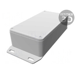 Carcasă universală cu lame de fixare 60x112x31mm | Electronic-mag.ro | Componente Electronice