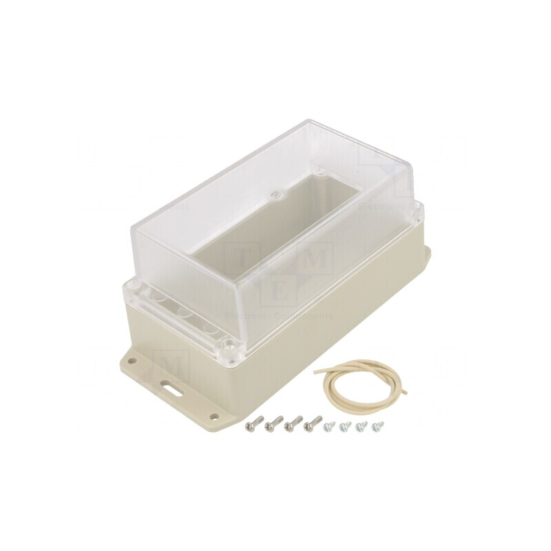 Carcasă Universală 85x165x85 mm cu Lame de Fixare | Electronic-mag.ro | Componente Electronice