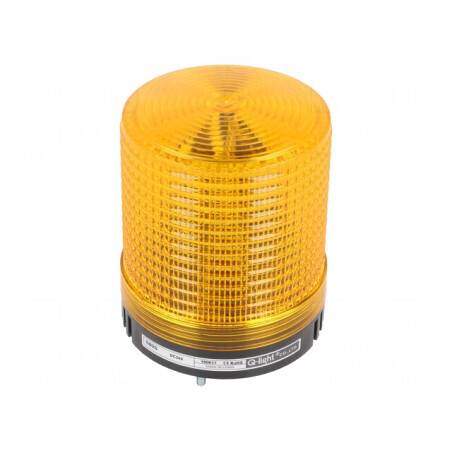 Semnalizator Luminos Flash Ambră 24VDC IP44 | Electronic-mag.ro | Componente Electronice