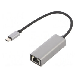 Adaptor USB-Fast Ethernet | 10/100/1000Mbps | 0,15m | AK-AD-65