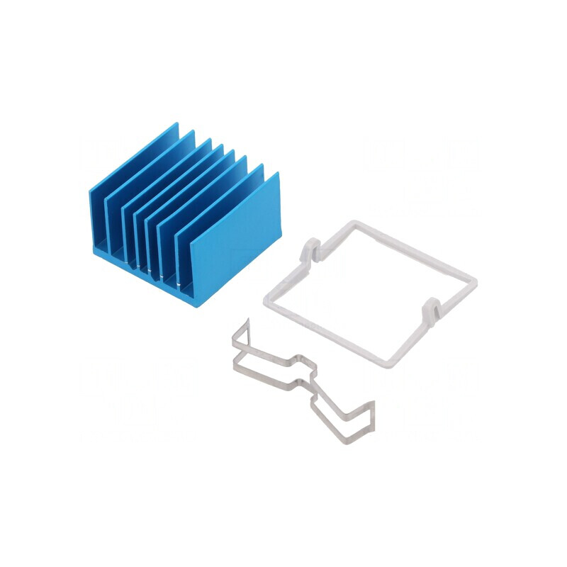 Radiator extrudat cu aripioare BGA albastru 29x29mm | Electronic-mag.ro | Componente Electronice Radiator extrudat cu aripioare BGA albastru 29x29mm | Electronic-mag.ro | Componente Electronice