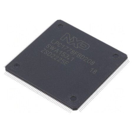 Microcontroler ARM 64kB SRAM 512kB Flash LQFP208 LPC1778FBD208K | Electronic-mag.ro | Componente Electronice