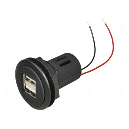 Încărcător auto USB dublu 5A 12-24V DC