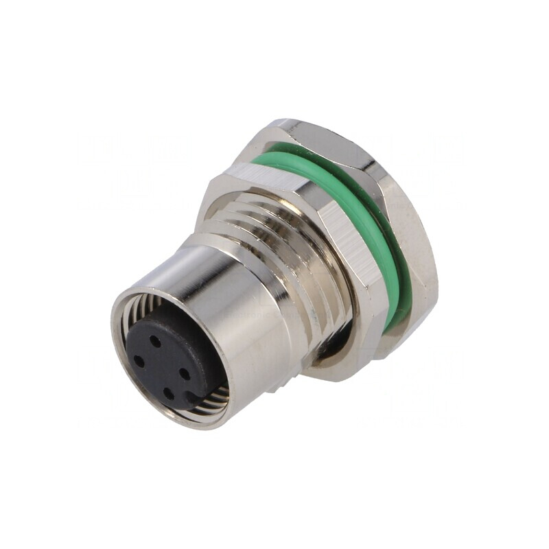 Soclu M12 THT IP67 250V 3 PIN Mamă CANopen | Electronic-mag.ro | Componente Electronice