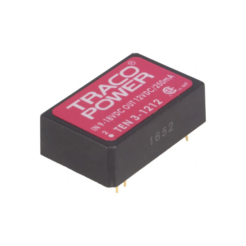 Convertor DC/DC 3W 9-18V la 12V 250mA DIP24 | Electronic-mag.ro | Componente Electronice Convertor DC/DC 3W 9-18V la 12V 250mA DIP24 | Electronic-mag.ro | Componente Electronice