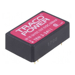 Convertor DC/DC 3W 18-36V la 5V 500mA DIP24 | Electronic-mag.ro | Componente Electronice