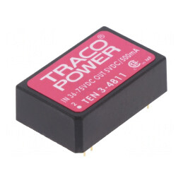 Convertor DC/DC 3W 36-72V la 5V 500mA DIP24 | Electronic-mag.ro | Componente Electronice
