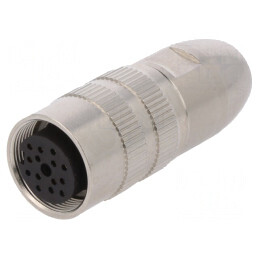 Conector M16 Mamă Lipire pe Cablu 14 PIN 3A 60V Drept | Electronic-mag.ro | Componente Electronice