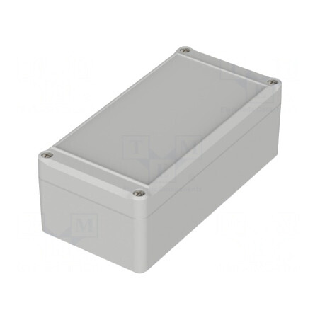 Carcasă universală 80x160x57mm gri IP65 EUROMAS II | Electronic-mag.ro | Componente Electronice
