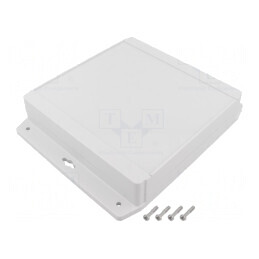 Carcasă Universală cu Lame de Fixare 180x181x40 mm  | Electronic-mag.ro | Componente Electronice