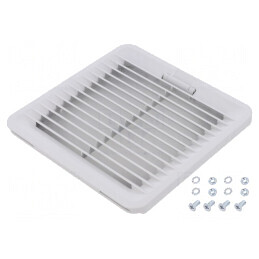 Filtru IP54 gri deschis 125x125mm | Electronic-mag.ro | Componente Electronice