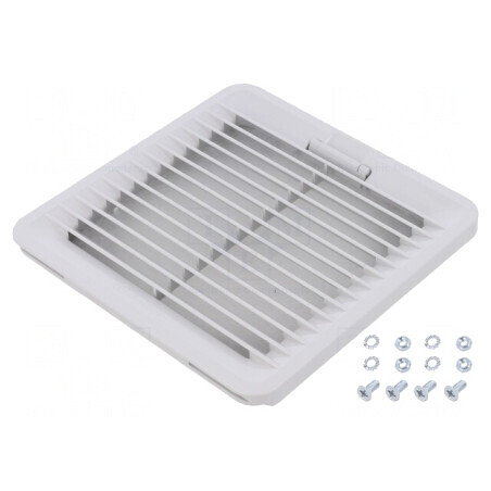 Filtru IP54 gri deschis 125x125mm | Electronic-mag.ro | Componente Electronice