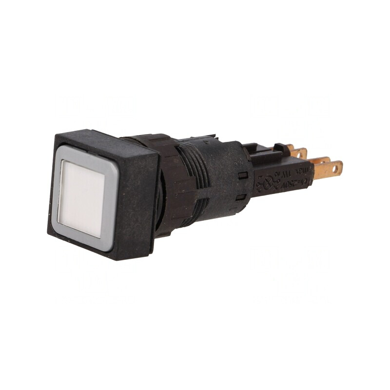 Comutator apăsare 16mm alb bec | Electronic-mag.ro | Componente Electronice Comutator apăsare 16mm alb bec | Electronic-mag.ro | Componente Electronice