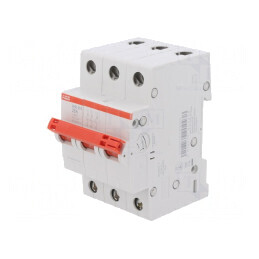 Separator-întrerupător 3 Poli pentru șină DIN 25A 415VAC | Electronic-mag.ro | Componente Electronice