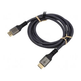 Cablu HDMI 2.1 PVC Textilă | Electronic-mag.ro | Componente Electronice