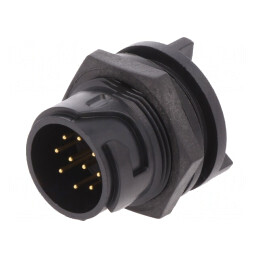 Conector circular tată 10 pini aurit Buccaneer 4000 | Electronic-mag.ro | Componente Electronice