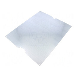 Placă de montare oțel zincat 315x383mm | Electronic-mag.ro | Componente Electronice