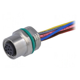 Soclu M12 PIN 8 Mamă A-DeviceNet/CANopen Cabluri Drept | Electronic-mag.ro | Componente Electronice