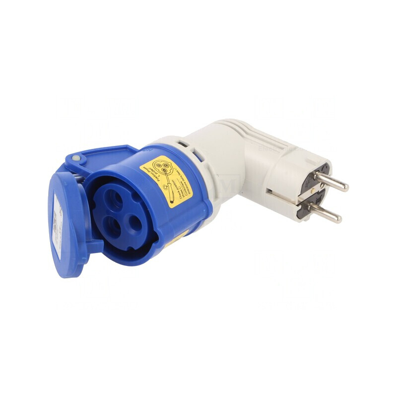 Adaptor Alimentare AC Tată/Mamă 16A 230V IP20 | Electronic-mag.ro | Componente Electronice