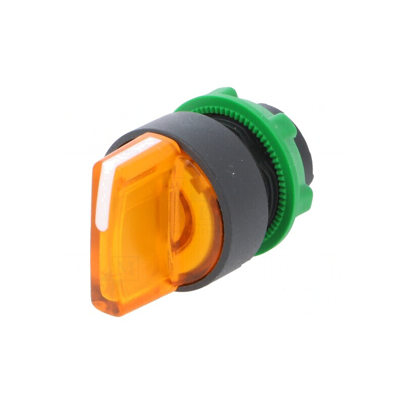 Comutator rotativ 22mm LED portocaliu IP66 | Electronic-mag.ro | Componente Electronice