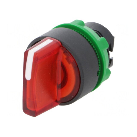 Comutator Rotativ 22mm cu LED Roșu IP66 | Electronic-mag.ro | Componente Electronice