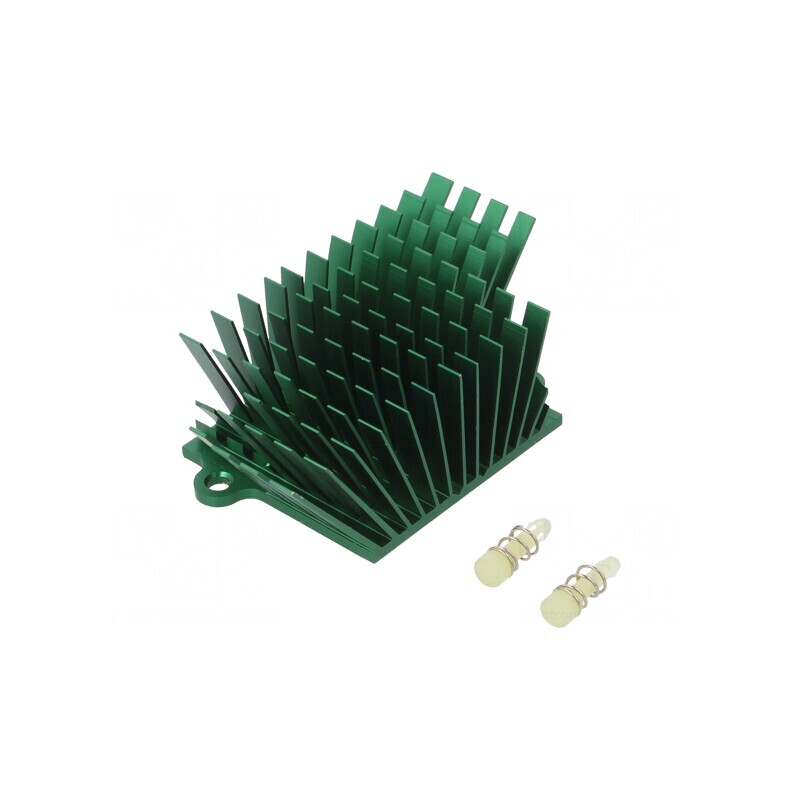 Radiator extrudat cu aripioare BGA verde 41x45mm | Electronic-mag.ro | Componente Electronice Radiator extrudat cu aripioare BGA verde 41x45mm | Electronic-mag.ro | Componente Electronice