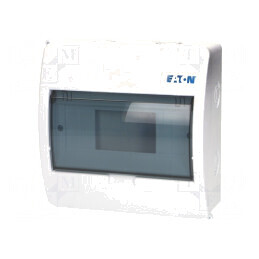 Carcasă pentru Aparatură Modulară IP40 Albă 8 Module ABS | Electronic-mag.ro | Componente Electronice