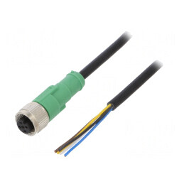 Cablu de conectare M12 5 pini 10m PVC 60VAC 4A