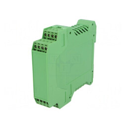 Carcasă pentru şină DIN, 100mm x 22,5mm x 113,5mm, poliamidă | Electronic-mag.ro | Componente Electronice