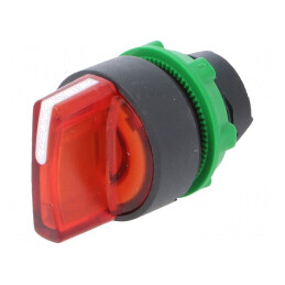 Comutator Rotativ 22mm LED Roșu IP66 | Electronic-mag.ro | Componente Electronice