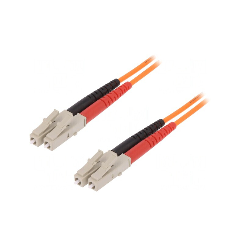 Patch cord fibră OM1 LC/UPC 2m LSZH | Electronic-mag.ro | Componente Electronice