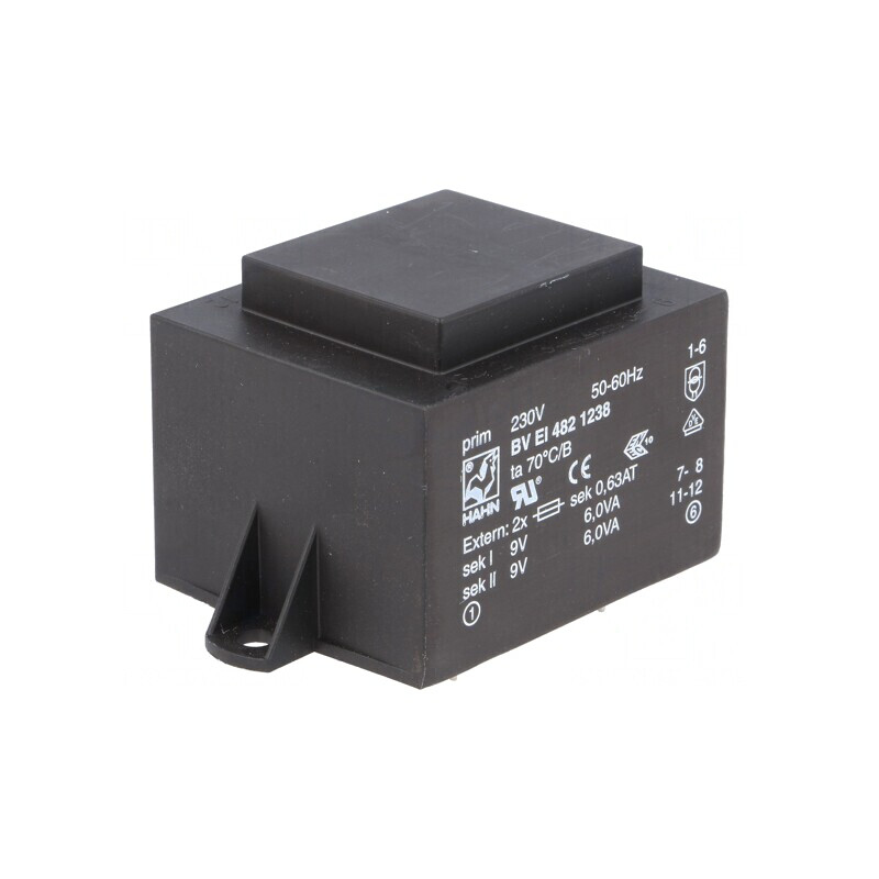 Transformator încapsulat 12VA 230V 9V 667mA PCB | Electronic-mag.ro | Componente Electronice Transformator încapsulat 12VA 230V 9V 667mA PCB | Electronic-mag.ro | Componente Electronice