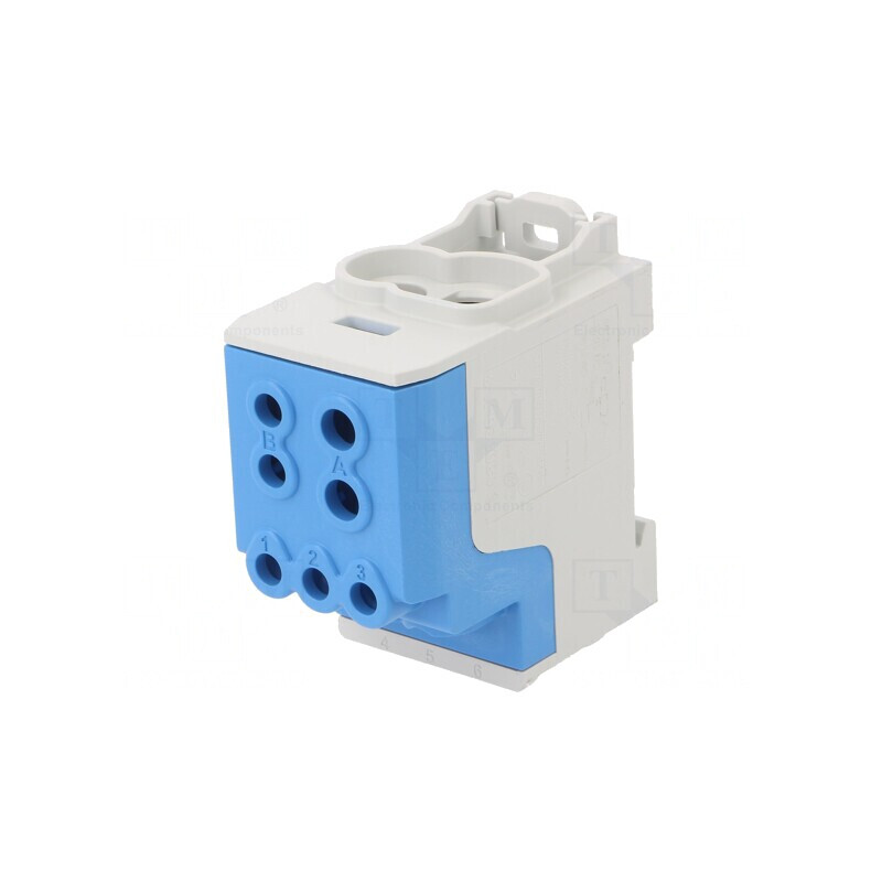 Bloc de distribuţie 16-70mm2 1 pistă | Electronic-mag.ro | Componente Electronice