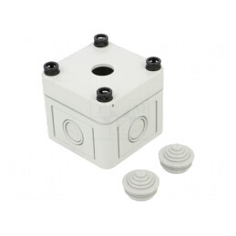 Carcasă Gri pentru Pilot 65x65x57mm | Electronic-mag.ro | Componente Electronice