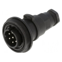 Conector Circular Mufă Tată 7 Pin Filetat | Electronic-mag.ro | Componente Electronice