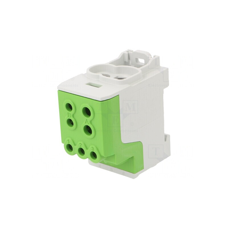 Bloc de distribuție 16mm2, 35mm2, 70mm2 1 pistă | Electronic-mag.ro | Componente Electronice