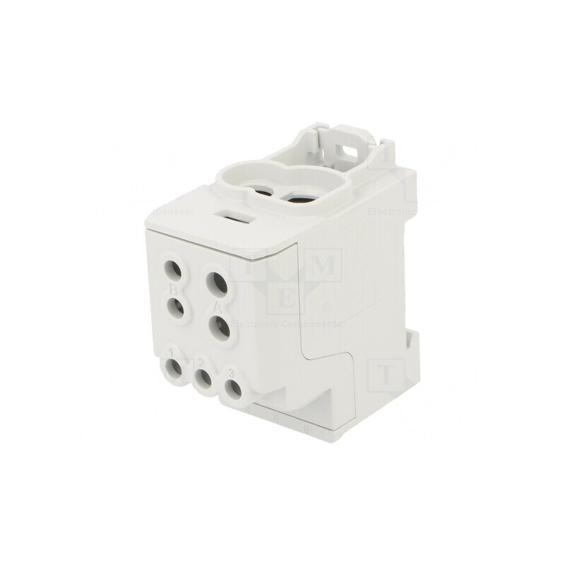 Bloc de distribuție 16mm2, 35mm2, 70mm2 1 pistă | Electronic-mag.ro | Componente Electronice