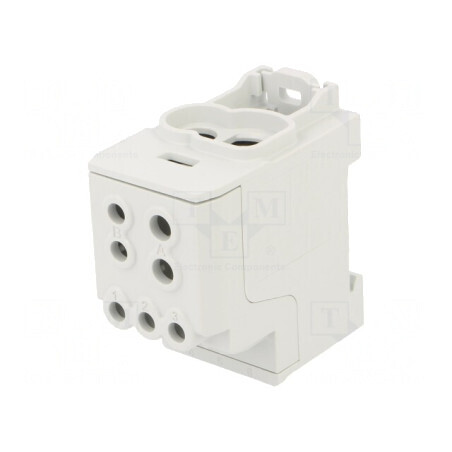 Bloc de distribuție 16mm2, 35mm2, 70mm2 1 pistă | Electronic-mag.ro | Componente Electronice