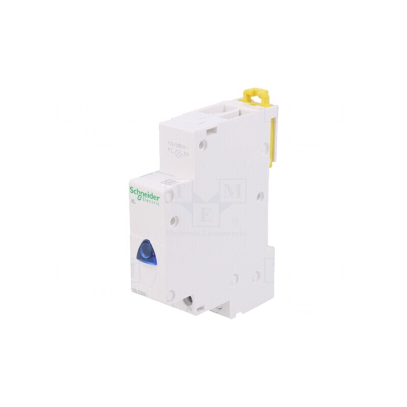 Lampă de control LED 110-230V pentru şină DIN ACTI9 | Electronic-mag.ro | Componente Electronice