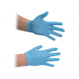 Mănuşi de protecţie ESD L Cleanroom Nitril 50 seturi | Electronic-mag.ro | Componente Electronice