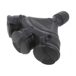 Conector Alimentare AC Mamă 2P PE 250V 16A pe Cablu | Electronic-mag.ro | Componente Electronice