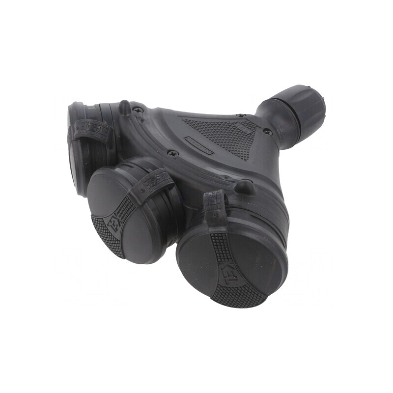 Conector Alimentare AC Mamă 2P PE 250V 16A pe Cablu | Electronic-mag.ro | Componente Electronice