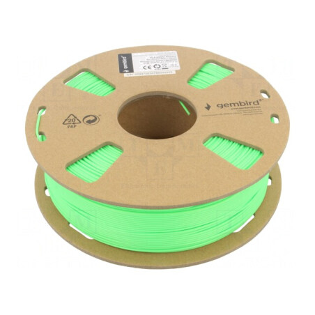 Filament PLA 1.75mm Verde Strălucitor 1kg | Electronic-mag.ro | Componente Electronice