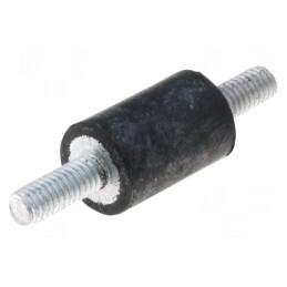 Atenuator de Vibrații M16 100mm Guma 75mm 11250N | Electronic-mag.ro | Componente Electronice