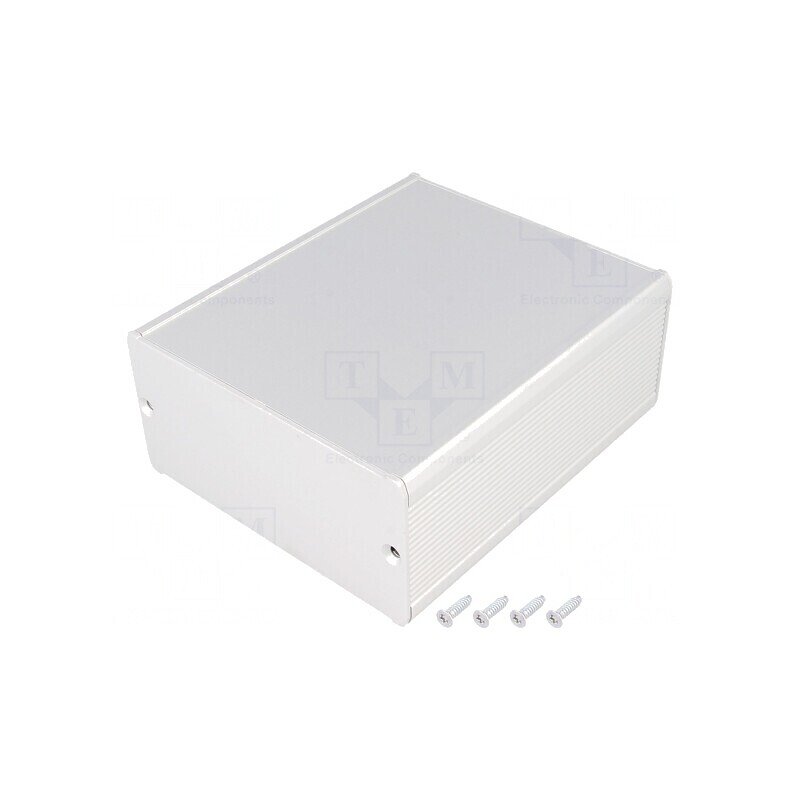 Carcasă aluminiu gri TUF 105x120x52 mm | Electronic-mag.ro | Componente Electronice