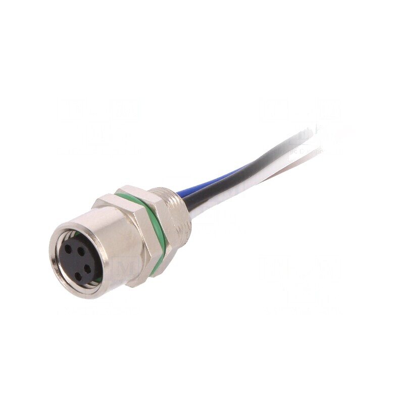 Conector M8 Mamă 4 Pini Montare pe Panou Cu Piuliță | Electronic-mag.ro | Componente Electronice Conector M8 Mamă 4 Pini Montare pe Panou Cu Piuliță | Electronic-mag.ro | Componente Electronice