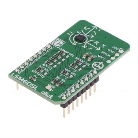 LSM6DSL CLICK Accelerometru și Giroscop I2C/SPI 3,3VDC | Electronic-mag.ro | Componente Electronice
