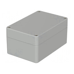Carcasă Universală 80x120x60mm Gri Deschis EUROMAS | Electronic-mag.ro | Componente Electronice