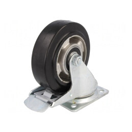 Roată de transport 125mm 200kg | Electronic-mag.ro | Componente Electronice