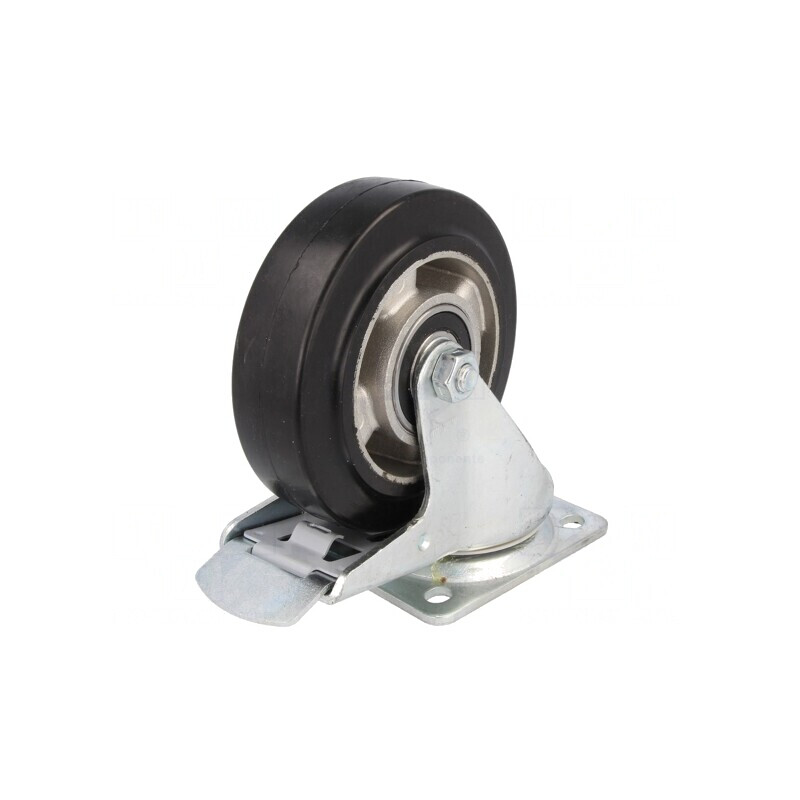 Roată de transport 125mm 200kg | Electronic-mag.ro | Componente Electronice